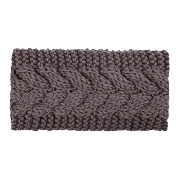 Chunky Headband 2-Piece Cable Knit Ear Warmer NWT - Picture 3 of 3